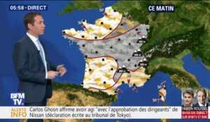 Météo: des précipitations dans l'est de la France et vers le Massif central