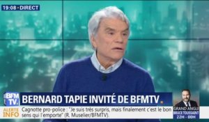 Bernard Tapie se dit "touché" par les gilets jaunes