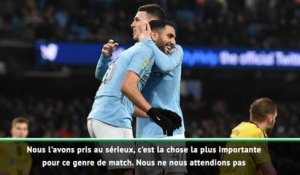 League Cup - Guardiola : "On ne s'attendait pas à marquer autant de buts"