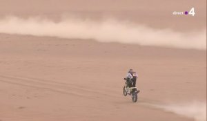 Dakar 2019 : Le résumé moto de la 4e étape avec le show Ricky Brabec !