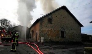 Haute-Saône Incendie dans une maison d'habitation à Filain, le propriétaire incommodé par les fumées