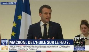 Emmanuel Macron: "Trop de nos concitoyens pensent qu'on peut obtenir sans qu'un effort soit apporté"