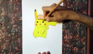 Dessiner Detective Pikachu - Pokemon