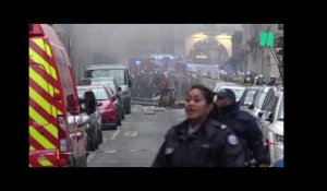 Les images de l'explosion à Paris rue de Trévise