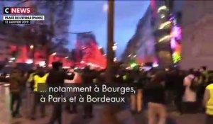 Gilet jaunes : fin de manifestation tendue à Paris, à Bourges et à Bordeaux