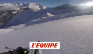 Nicolas Piguet profite du retour de la poudreuse aux Arcs - Adrénaline - Ski freeride