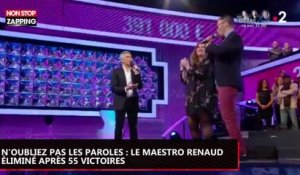 N'oubliez pas les paroles : le maestro Renaud battu après 55 victoires (vidéo)