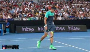 Raonic en mode lance-missiles, Kyrgios lâché par son corps : le choc a fait pschitt