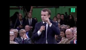 "C'est de la pipe", Emmanuel Macron sur l'ISF devant les maires