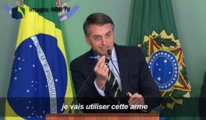 Le président brésilien assouplit les lois sur les armes à feu