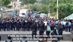 Honduras: un millier de migrants sur la route des États-Unis