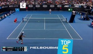 Federer et Kvitova ont réponse à tout : le Top 5 des points du jour