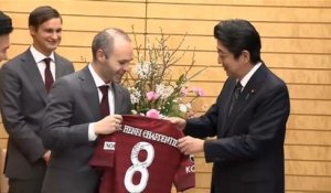 Japon - Iniesta invité à rencontrer le Premier ministre