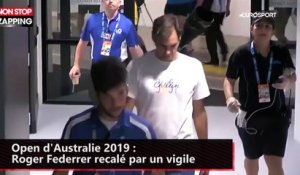 Open Australie 2019 : Roger Federer recalé à l'entrée des vestiaires (vidéo)