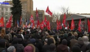 Moscou : manifestation contre une éventuelle cession des îles Kouriles au Japon