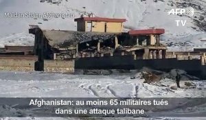 Afghanistan:plus de 65 militaires tués dans une attaque talibane