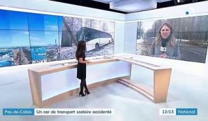 Pas-de-Calais : accident entre un car scolaire et un camion