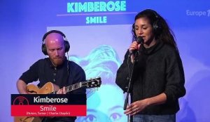 Kimberose interprète "Smile" sur Europe 1