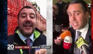 Querelles politiques entre la France et l'Italie