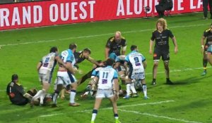 TOP 14 - Essai Jacques DU PLESSIS (MHR) - La Rochelle - Montpellier - J15 - Saison 2018/2019