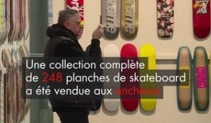 Vente aux enchères : une collection de skateboards pour 800.000 euros