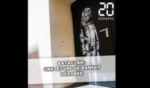 Bataclan: une œuvre de Banksy, hommage aux victimes du 13 Novembre, dérobée