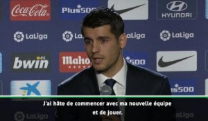 Atlético - Morata : "J'ai hâte de commencer"