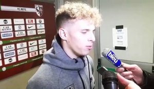 La réaction de Gauthier Hein après la victoire du FC Metz dans le derby lorrain