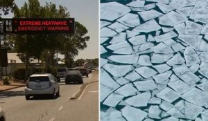 Des États-Unis à l’Australie, 100°C séparent les deux côtés du globe