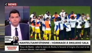 Regardez l'hommage bouleversant hier soir du FC Nantes et d'Emiliano Sala après sa disparition en avion il y  a une semaine