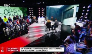 Le monde de Macron: Un restaurateur critique les gilets jaunes, son restaurant est incendié ! - 31/01