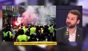 Gilets jaunes : "On peut rentrer dans un processus révolutionnaire" réagit Ugo Bernalicis