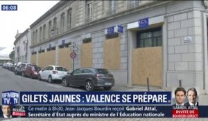 Gilets jaunes: à Valence, les commerçants se préparent au pire