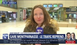 Gare Montparnasse: presque tous les trains sont annoncés à l'heure ce matin