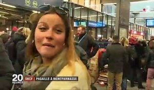 Exaspération des voyageurs à Paris-Montparnasse après une énième panne hier - Regardez