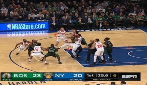 Boston Celtics at New York Knicks Raw Recap