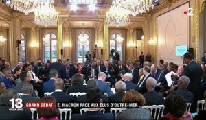 Grand débat : Emmanuel Macron face aux élus d'Outre-mer