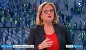 "Gilets jaunes" : faible mobilisation pour la "nuit jaune" à Paris