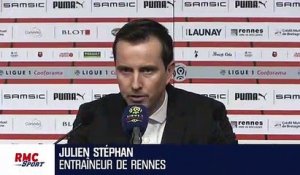 Rennes : "Une première mi-temps insuffisante" juge Stéphan