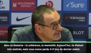 25e j. - Sarri : "Nous ne devrions pas perdre un match pour ajouter de la motivation"