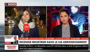 Les images du terrible incendie de la nuit à Paris qui a fait au moins 7 morts dans le 16e arrondissement