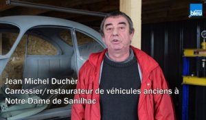 Jean Michel Duchèr , carrossier/restaurateur de véhicules anciens à Notre Dame de Sanilhac
