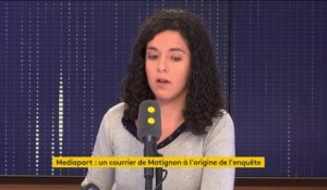 Mediapart : Manon Aubry se dit "très préoccupée"