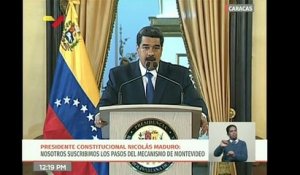 Venezuela : la main tendue de Nicolas Maduro