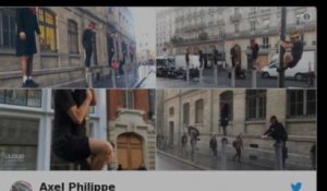 Koh Lanta: Denis Brogniart participe à l'épreuve des poteaux en plein Paris