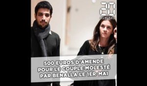 500 euros d'amende pour le couple molesté par Benalla le 1er mai