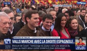 Manuel Valls participe à une manifestation à Madrid avec la droite et l'extrême droite