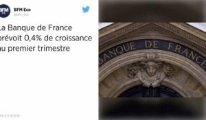 La croissance en hausse de 0,4 % au premier trimestre selon la Banque de France.