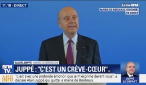 L'émotion d'Alain Juppé qui quitte la mairie de Bordeaux