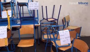 MARSEILLAN - Occupation de l'école Marie Louise Dumas contre une fermeture de classe